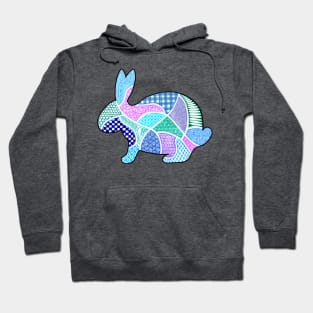 Multicolor Zentangle Rabbit Hoodie